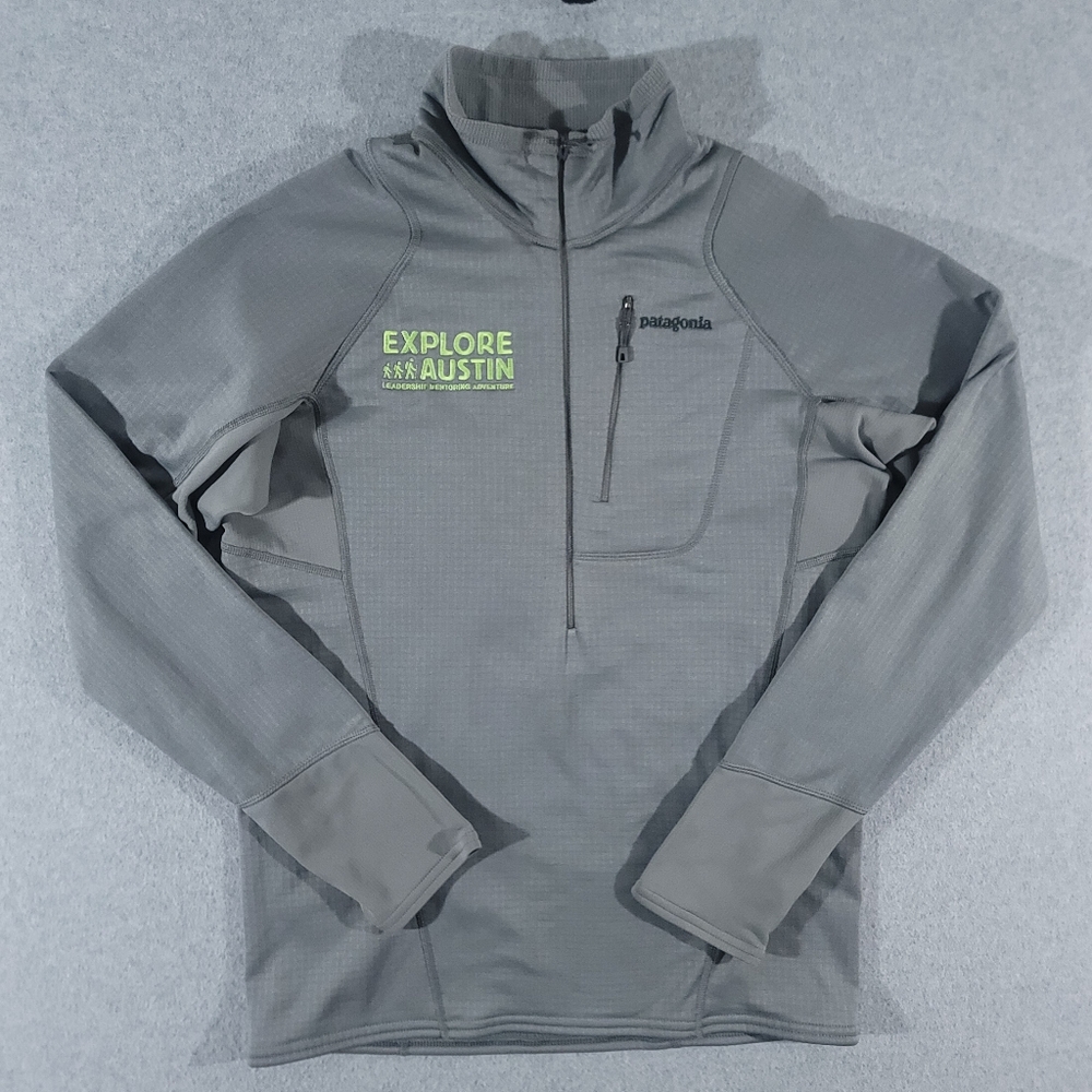 Patagonia R1 Pullover Nickel Mens M Explore Austin Fleece
